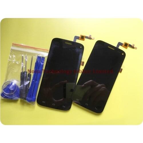 Wyieno 100% Tested Black Digitizer for Micromax Canvas Turbo Mini A200 LCD Display Touch Screen Digitizer Sensor Assembly