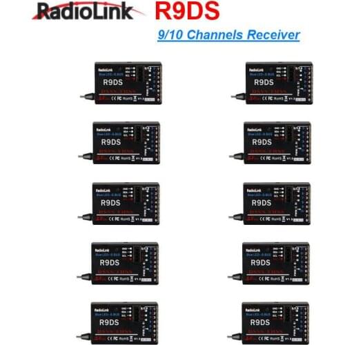 10 pcs Radiolink R9DS 2.4G 9 Channels S.BUS Receiver for RadioLink AT9 AT10 Transmitter RC Helicopter Multirotor
