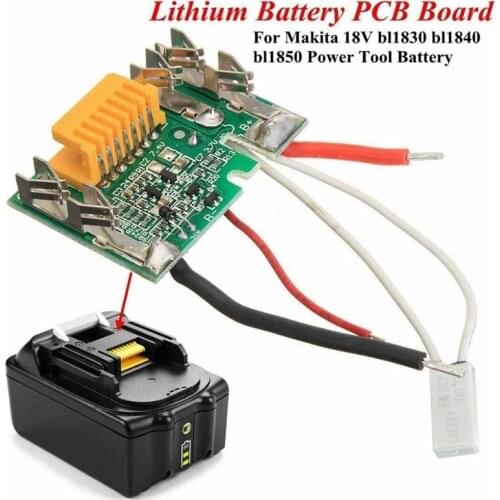 2Pcs BL1830 Lithium Battery PCB Charging Protection Board for Makita 18V BL1840 BL1850 LED Li-Ion Battery Status