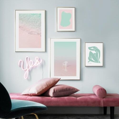 Matisse Abstract Calm waves Chair Modern Wall Art Print paper Canvas Painting Nordic Poster Wall Pictures For Living Room Decor