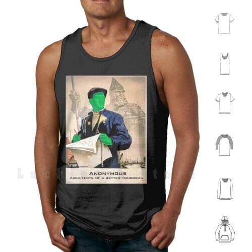 Anon Will Guide Us tank tops vest sleeveless Anonymous Soviet Union Soviet