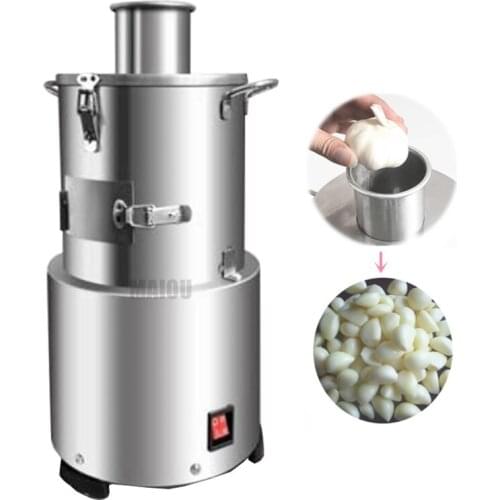 Stainless Steel Automatic Whole Garlic Peeler Commercial Garlic Peeling Machine Garlics Skin Remover For Home Restaurant Hotel