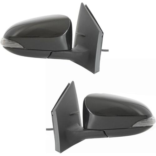 Side Mirror Black for Toyota Corolla Power Heated Side Rear View Mirror