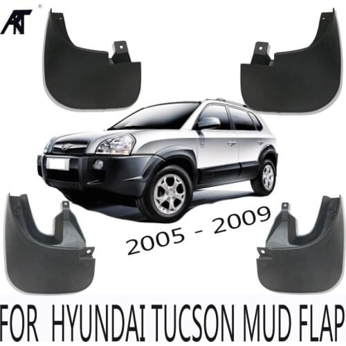 Mud Flaps Accessories 4PCS/SET FIT FOR 2005 - 2009 HYUNDAI TUCSON MUD FLAP FLAPS SPLASH GUARD MUDGUARD