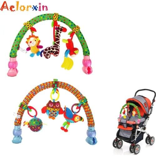 Baby Toys 0-3years Crib Mobile Bed Bell Rattles Educational Toy for Newborns Car Seat Hanging Infant Crib Stroller Toy