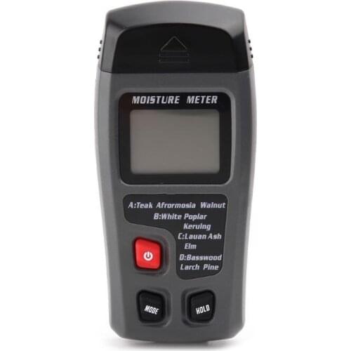 EMT01 Two Pins Digital Wood Moisture Meter 0-99.9% Wood Humidity Tester With LCD