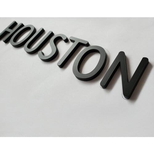Custom outdoor large stainless steel fabricate channel letter advertising sign