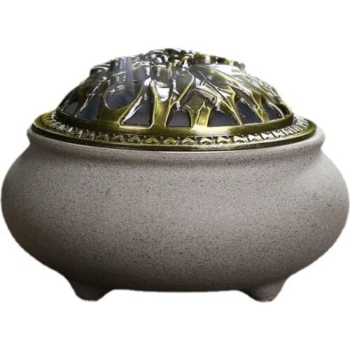 Ceramic incense burner Archaize alloy home furnishing articles joss stick incense burner