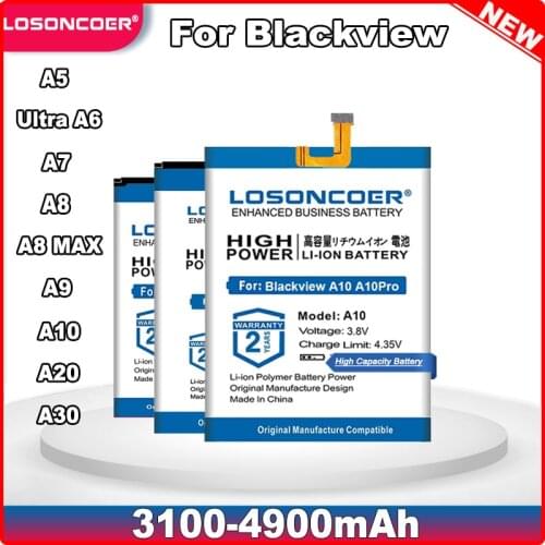 LOSONCOER Batteries For Blackview A20 Phones