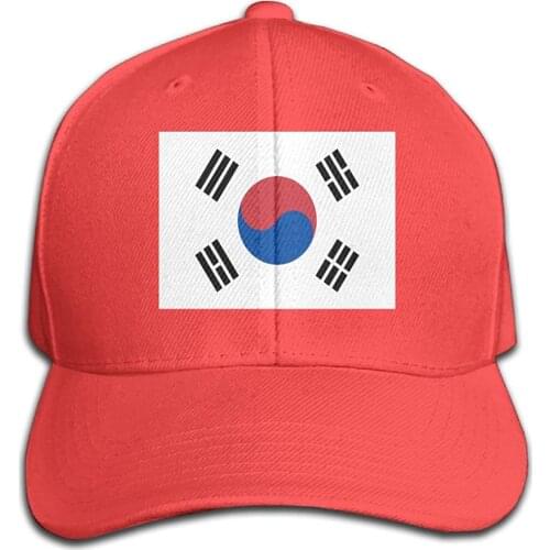Hat For Men 2021 Fashion South Korea Flag Snapback Sandwich Cap Adjustable Peaked Trucker Capcustom Logo