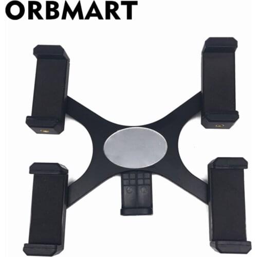 ORBMART 4 Positions Mobile Phone Live Broadcast Holder with Mirror For iPhone SAMSUNG Xiaomi Universal Cellphone Clip