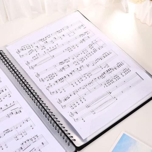 A4 Size Music Score Sheet Document File Folder Storage Organizer 20/30 Pages