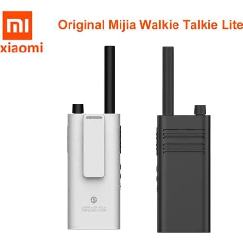 Original New Xiaomi Mi Mijia Walkie Talkie Lite Civil 5Km Intercom Outdoor Handheld Mini Radio Talkie Walkie Work for Mihome app