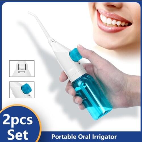 Portable Oral Irrigator Water Dental Flosser Water Jet Toothbrush Nasal Irrigator Implement Teeth Cleaner Simple Teeth Cleaner