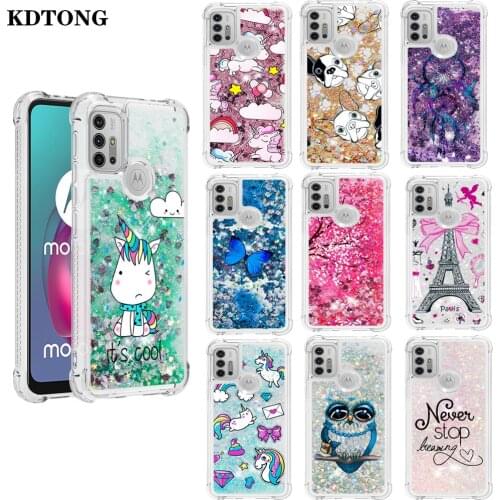 Shockproof Phone Case for Motorola Moto G Stylus Play Power 2021 Edge S G30 E7 G9 E6 Plus Shell Popular Quicksand Protect Cover