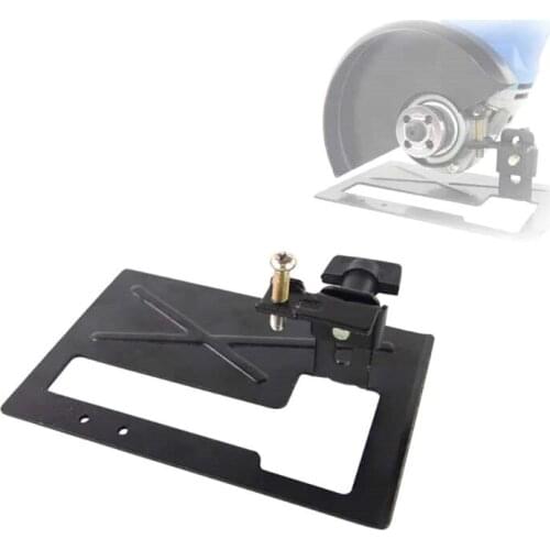 Adjustable Thickened Steel Angle Grinder Balance Bracket Holder Cutting Machine Base DIY Woodwoking Tools