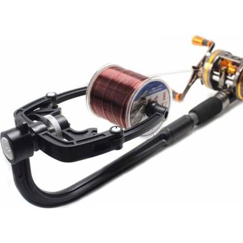 Fishing Line Winder Spooler Machine Spinning Reel Spool Manual Winding Tools U2JB