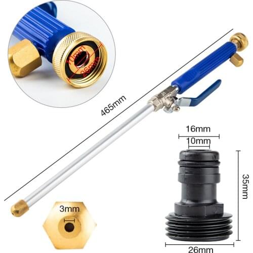 High Pressure Water Jet Machine High Power Washer Spray Car Washing Tool Garden Hose Wand Nozzle Sprayer Watering Sprinkler Tool