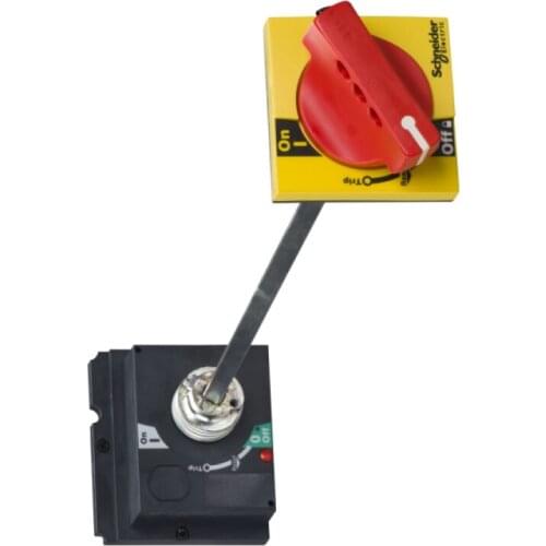 Common Case Circuit Breaker Accessories -Extension Red / Yellow Rotating Handle 100/160/250 1 to 3 Padlock Off Position Padlock