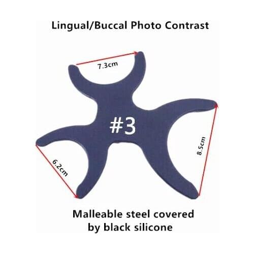 1pcs Dental Photography Back Ground Flexible Silicone Black Board #3