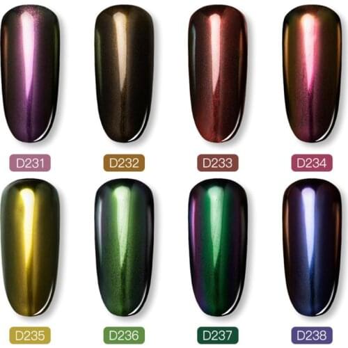 10g 2 In 1 Mirror Effect and Dipping Nail Powder Glitter Wetting Nail Powder UV Gel Manicure Decoration Nail Art Care Tool