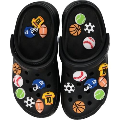 OneShoe Accessories Hole Shoes Single Sale 1pcs Shoe Croc Jibz Buckle for Kids Party Xmas Gifts Accessories for Croc Jibz Kids