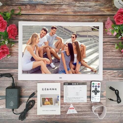 15.4 Inches Digital Photo Frame Media Album With LCD Screen Electronic Album Picture Video Playing High Resolution Screen