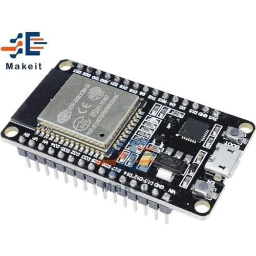 ESP32 Wroom ESP-WROOM-32 WIFI Bluetooth Development Board Dual Core CPU CP2102 Ultra-Low Power ESP32S Micro USB for Arduino