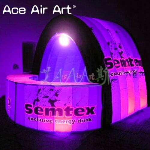 Hot sale inflatable bar counter/trade show booth/tunnel booth inflatable concession booth for Events and Parties