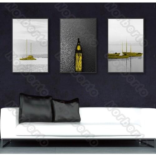Canvas Painting Wall Poster Modern Minimalist Style Black and White Painting Picture for Living Room Bedroom Wall Decoration