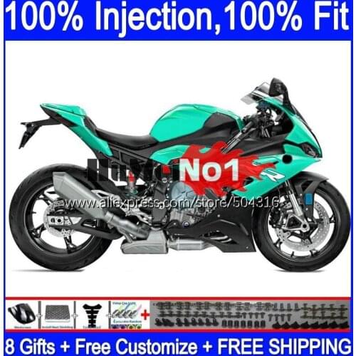 Injection Kit For BMW S1000 RR S 1000 RR CC 2019 2020 2021 129MC.56 S 1000RR S1000-RR S1000RR 19 20 21 OEM Fairings cyan glossy