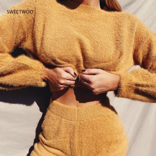 Womens Spring and Summer Shorts Suit 2-Piece Womens Sports Casual Shorts Sweater Suit Casual Shorts Suit Simple Short Suit