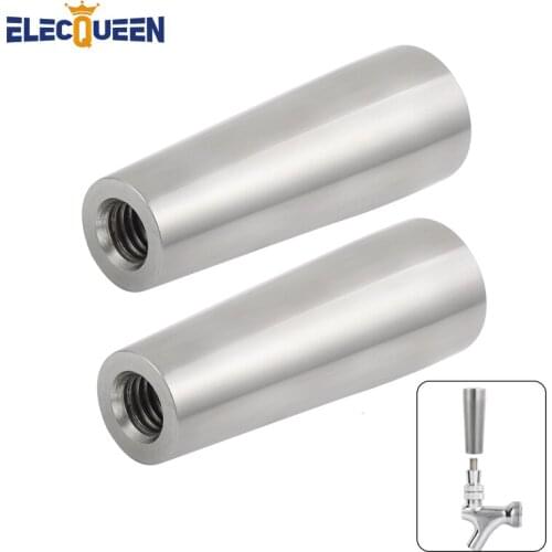2 Pcs/Lot Beer Faucet Tap Handle - Stainless Steel, Thread 3/8" X 16 UNC Fit for Most Of Standard American Threading Beer Faucet