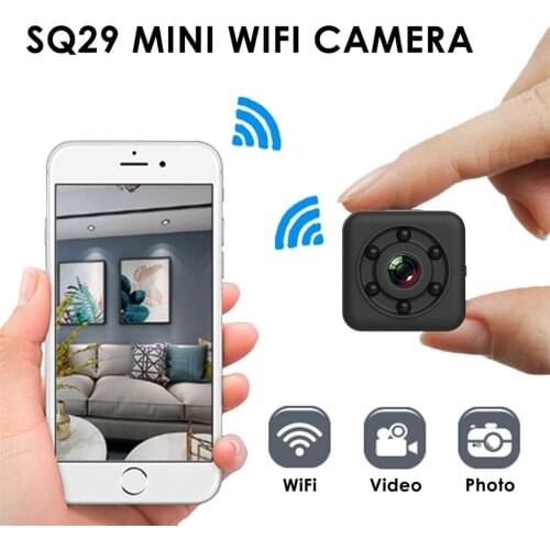 SQ29 HD Wifi Mini IP Camera Waterproof Infrared Night Version Motion DVR Sport Camcorder Sport Video Recorder loop recording