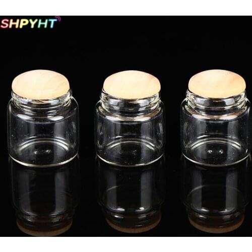 4pcs 1/12 Dollhouse Miniature Candy Jar Simulation Food Dessert Can Model Toys For Dollhouse Decoration 1.5*2cm