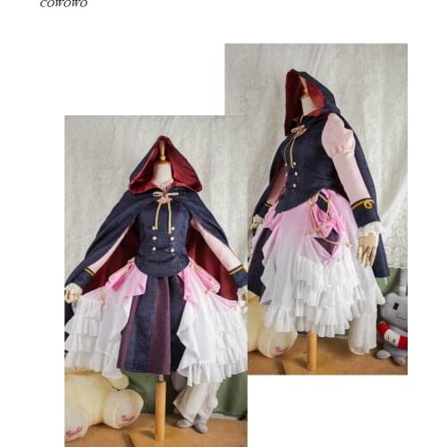 [Customized] Anime! Touhou Project Remilia Scarlet Lolita Dress Elegant Uniform Cosplay Costume Halloween Party Outfit For Women