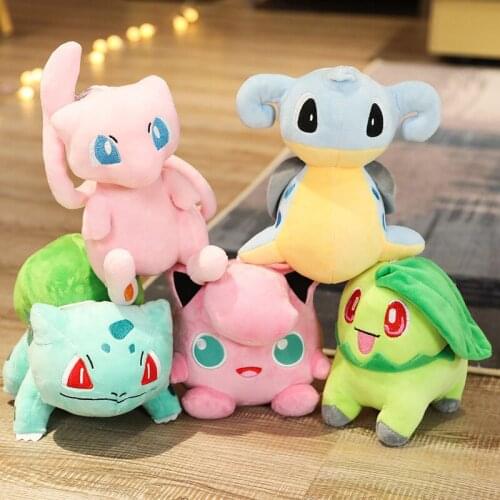 Pokémon Plush Toy Pikachu Bulbasaur Charmander Eevee Squirrel Snorlax Mewtwo Plush Toy Totodile Ice Vulpix Cute Children’s Gift