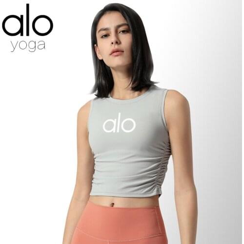 Alo Yoga 4 Colours Sports Fitness Running Leisure Outdoor Bra With Pad Adjustable Buckle New Women /40