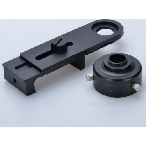 Full Metal Stable-bracket Universal Mobile Phone Holder Astronomical Telescope Mount f Spotting Scope Eyepiece Diameter 35-43mm