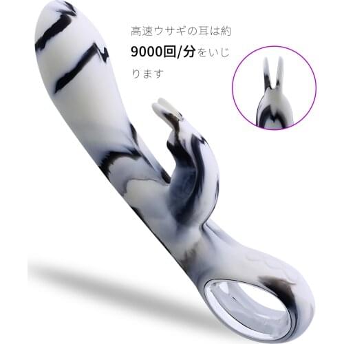 Rabbit Vibrator Sex Toys G-Spot Clitoris Stimulation USB Charge Silicone Dildo Vibrator Female Goods for Adults Woman sex toys