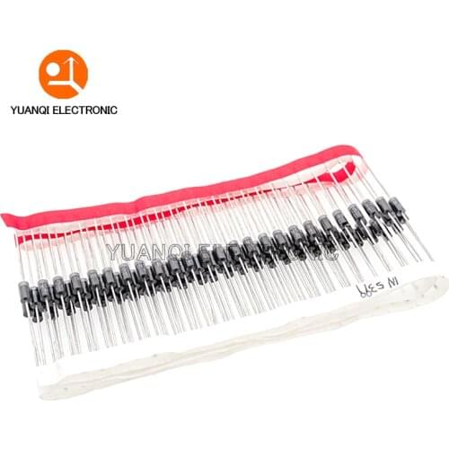 100pcs 1N5399 1.5A 1000V DO-15 Rectifier Diode 1n5399