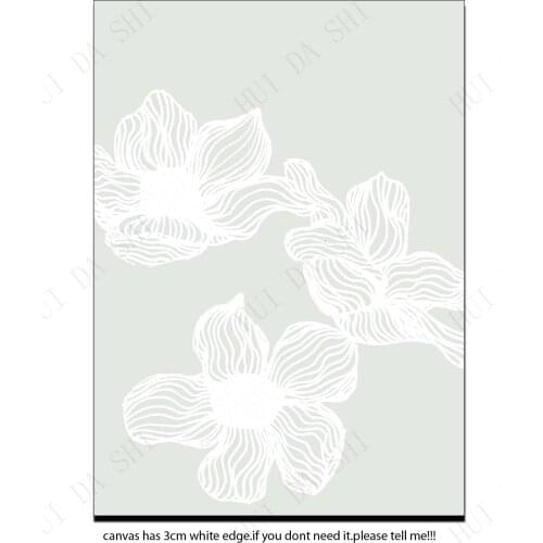 Green Floral Art Prints, digital downloads, sage green wall art, mint green art prints, minimalist art prints