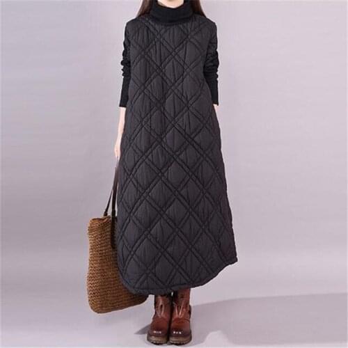 2020 Women Coat outerwear winter clothing fashion Parkas Warm Jacket plus size 5XL 6XL 7XL Winter maxi long black coat
