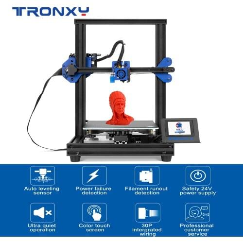 XY-2 Pro Table Heating Aluminium Bed 3D Printer DIY Kit Upgraded with Ultra Silent Mainboard Support Printing PLA / TPU / ABS