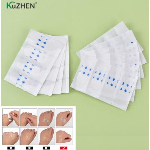 40pcs V Shape Face Labe Lift Face Sticker Thin Stick Artifact Invisible Sticker Lift Chin Medical Tape Makeup Face Lift Tools