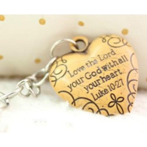 Hot imitation mahogany keychain couple eternal heart female store give people key chain wholesale