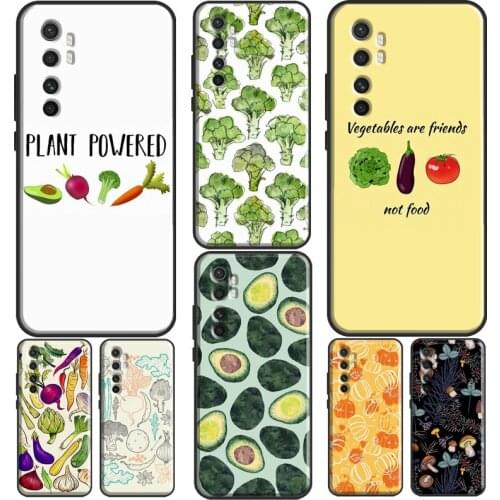 Vegan Vegetables Veggies Funda For POCO X3 Pro F3 M3 Case For Xiaomi Mi 11 Ultra Mi Note 10 Lite 9T 10T Pro Cover