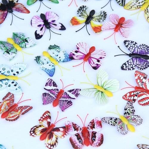Childrens Room Decorat Mural Living In The Nursery Decoration Accessories Sticker Butterflies on The Wall Cabinet Refrigerator