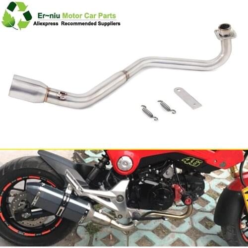 M3 MSX 125 MSX125 motorcycle exhaust muffler full system contact middle pipe for honda msx125 GROM slip on