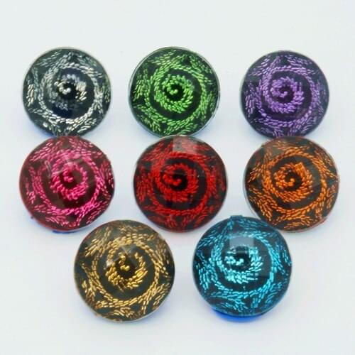 New 10pcs NS1006 mixed Lunar surface18MM Faceted snap buttons fit DIY charm snap bracelets necklaces jewelry